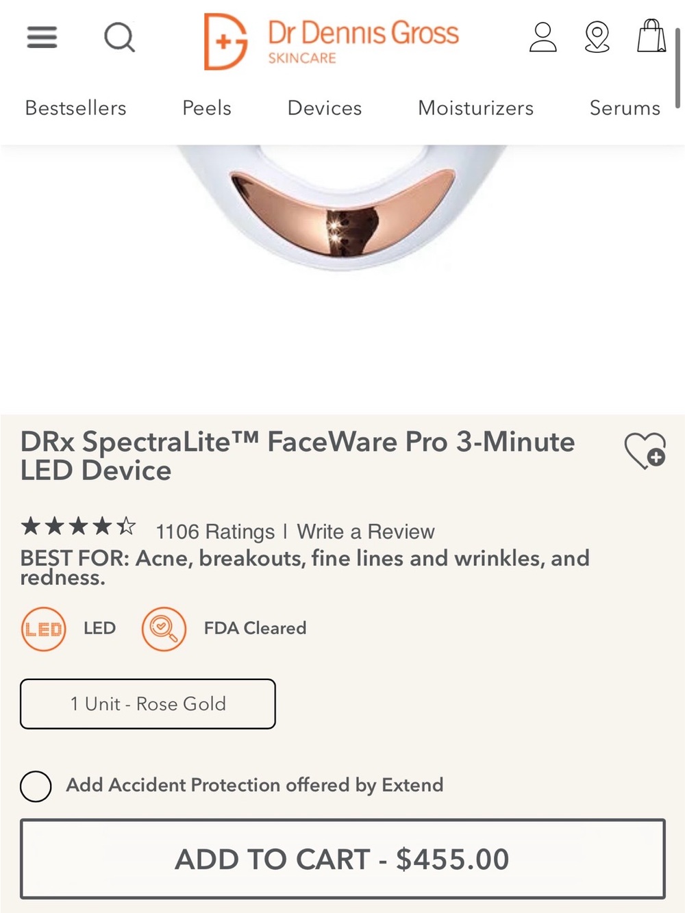 FaceWare Pro LED Mask - Picture 5 of 6